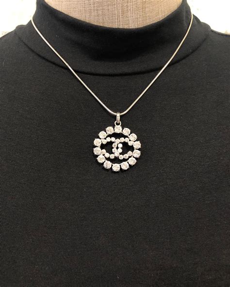 chanel cc charm necklace|chanel necklace online shop.